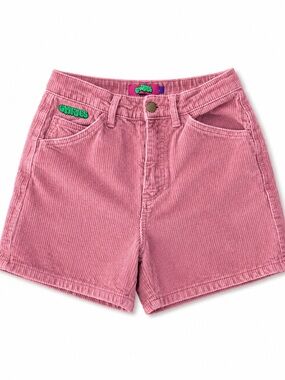 Empyre x Laurel Pink Corduroy Carpenter Shorts Womens S
